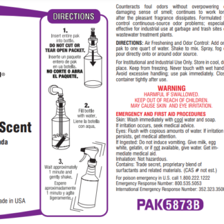 Label Pak-It 5873 Violeta Lavender Deodorant