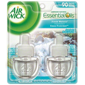 Air Wick 79717 Fresh Water Oil Plugin Refill 6/2pk